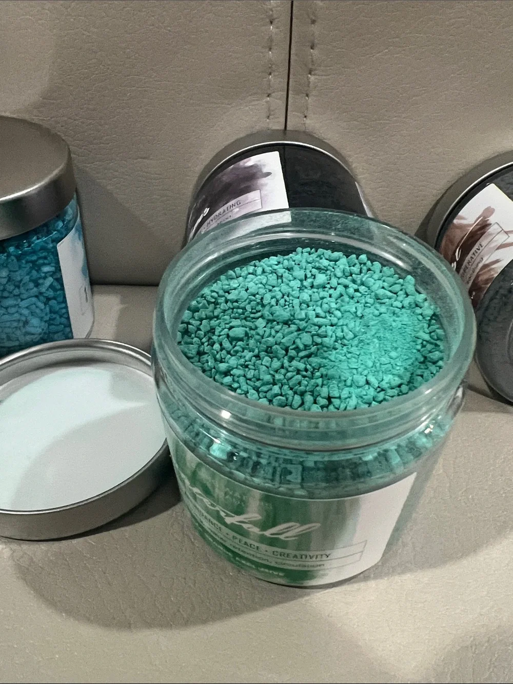 Spa grande bath products clouds waterfall streams rainforest ocean